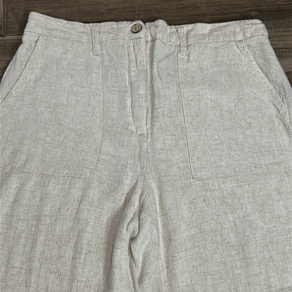 EUC Meg & Margot Cropped Wide Leg Pants Large - Picture 3 of 9
